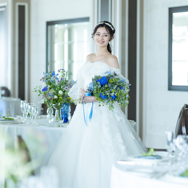 JRホテルクレメント徳島 ウエディングの披露宴会場ベルビュー風景
