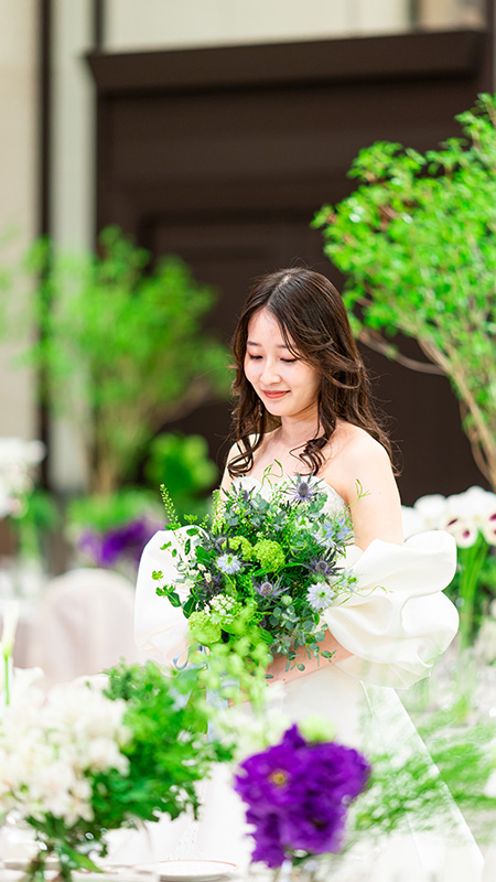 JRホテルクレメント徳島 ウエディングの披露宴会場クレメントホール風景