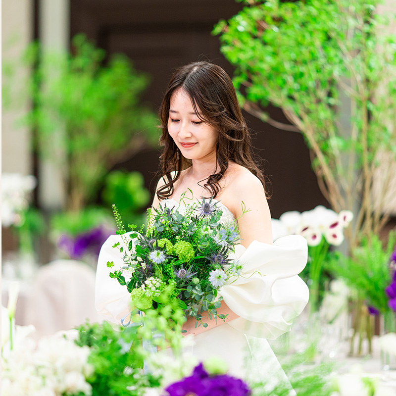 JRホテルクレメント徳島 ウエディングの披露宴会場クレメントホール風景