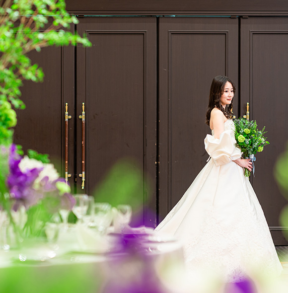 JRホテルクレメント徳島 ウエディングの披露宴会場クレメントホール風景