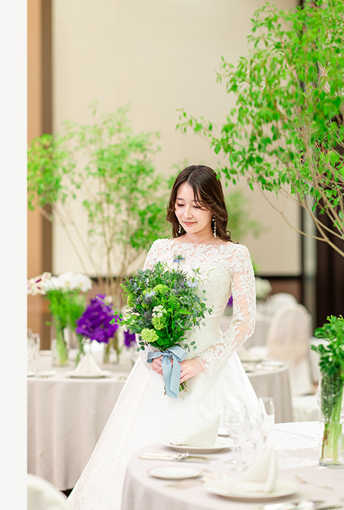 JRホテルクレメント徳島 ウエディングの披露宴会場クレメントホール風景