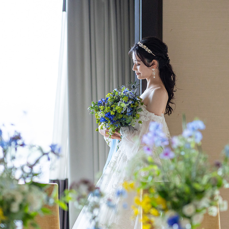 JRホテルクレメント徳島 ウエディングの披露宴会場 銀河風景