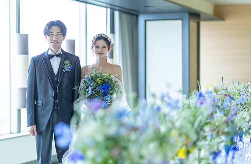 JRホテルクレメント徳島 ウエディングの披露宴会場 銀河風景