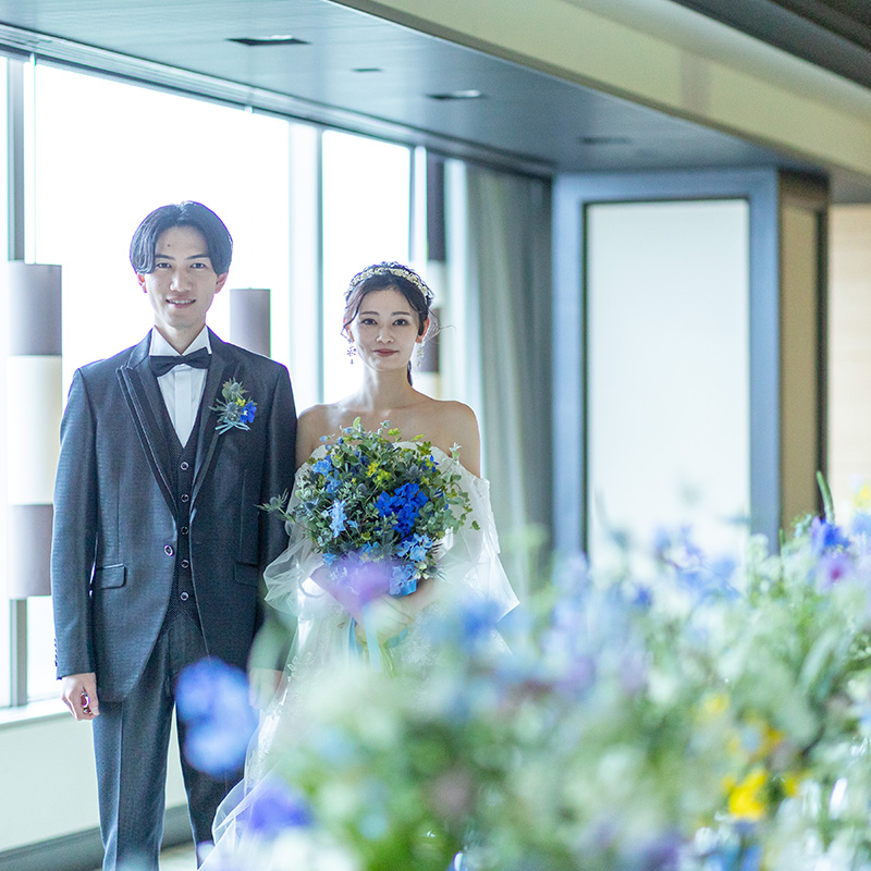 JRホテルクレメント徳島 ウエディングの披露宴会場 銀河風景