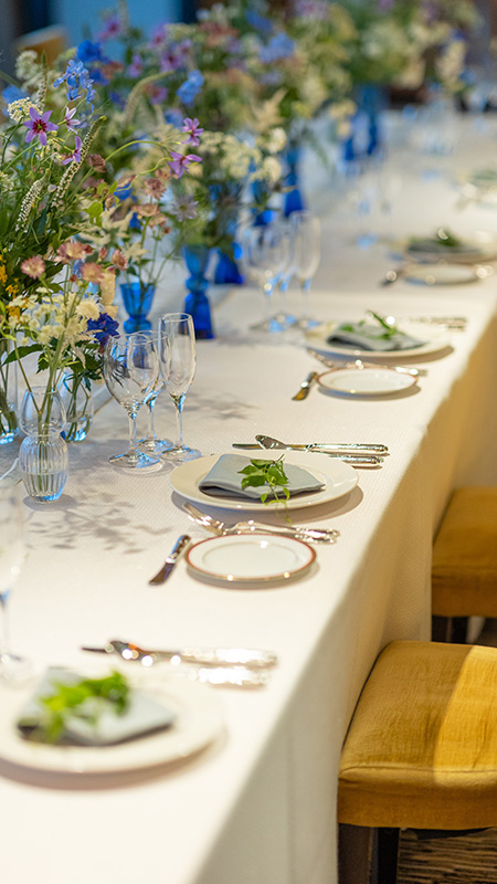 JRホテルクレメント徳島 ウエディングの披露宴会場 銀河風景