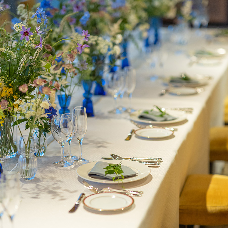 JRホテルクレメント徳島 ウエディングの披露宴会場 銀河風景